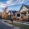 denver colorado homes with frontyard and street view no text no lettering